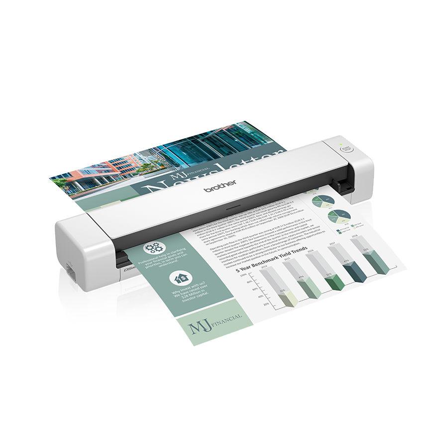 BROTHER DS740 ESCANER PORTATIL - HASTA 30PPM - DOBLE CARA. Escáneres. LA  PAPELERIA MULTIPAPEL Toledana Sum.dPapelería,SL