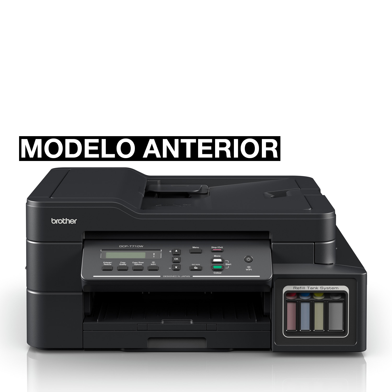 Impresora brother multifuncion dcp-t510w c/ sistema continuo y