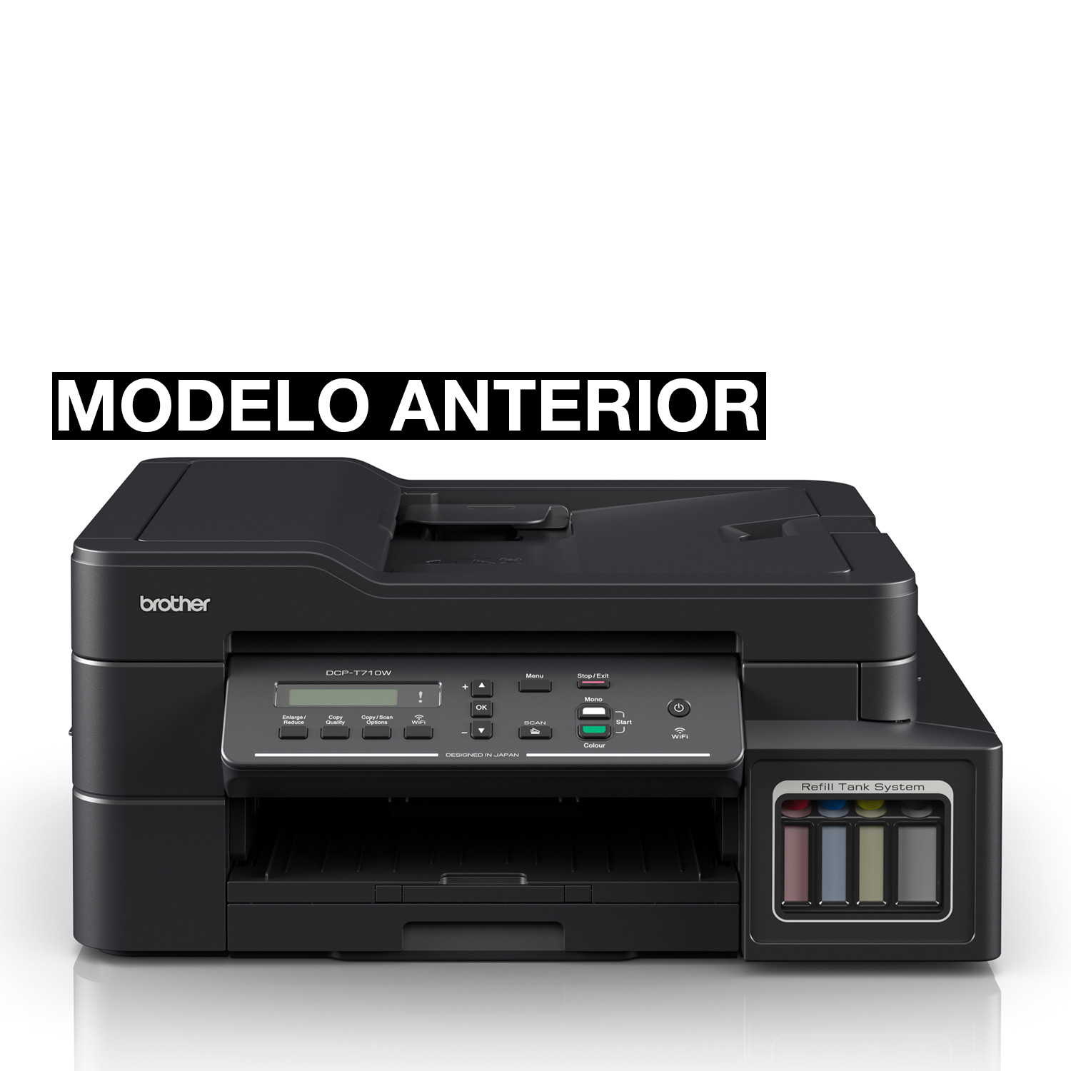 DCPT710W, Multifuncional de inyección de tinta a color con conectividad en  red inalámbrica y unidad de ADF